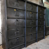 Meuble industriel à 15 clapets strafor 1950