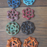 Lot of old factory valves, ideal as industrial drawer knobs