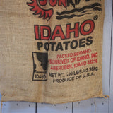 Vintage American potato sack, USA decor