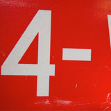 ancien panneau de signalisation USA . 4 WAY