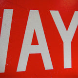 ancien panneau de signalisation USA . 4 WAY