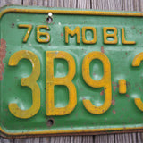 Ancienne plaque d'immatriculation americaine . Vintage USA