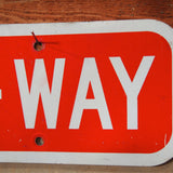 ancien panneau de signalisation USA . 4 WAY