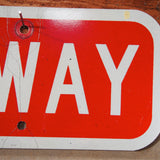 ancien panneau de signalisation USA . 4 WAY