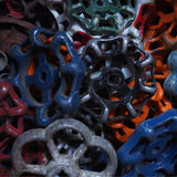 Lot of old factory valves, ideal as industrial drawer knobs