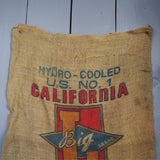 Vintage American potato sack, USA decor