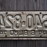 Ancienne plaque d'immatriculation americaine . Vintage USA