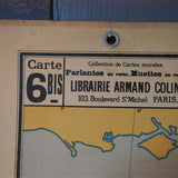 ancienne affiche scolaire France Canaux