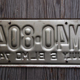 Ancienne plaque d'immatriculation americaine . Vintage USA