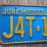 Ancienne plaque d'immatriculation americaine . Vintage USA