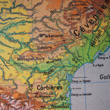 ancienne affiche scolaire Bassin d'Aquitaine - France