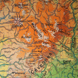 ancienne affiche scolaire Bassin d'Aquitaine - France