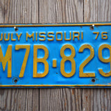 Ancienne plaque d'immatriculation americaine . Vintage USA