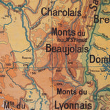 ancienne affiche scolaire Bassin d'Aquitaine - France