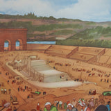 Ancienne affiche scolaire 2 faces: La fete de la federation - le roi se sauve