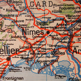 ancienne affiche scolaire Bassin d'Aquitaine - France