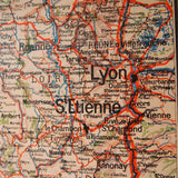 ancienne affiche scolaire Bassin d'Aquitaine - France