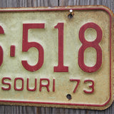 Ancienne plaque d'immatriculation americaine . Vintage USA