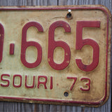 Ancienne plaque d'immatriculation americaine . Vintage USA