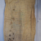 Ancien sac à pomme de terre americain, déco vintage USA