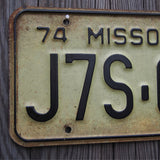 Ancienne plaque d'immatriculation americaine . Vintage USA