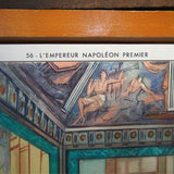 Ancienne affiche scolaire 2 faces: L'empereur Napoleon 1er - les vendéens se soumettent à Hoche