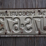 Ancienne plaque d'immatriculation americaine . Vintage USA