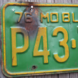 Ancienne plaque d'immatriculation americaine . Vintage USA