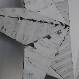 etoile de grange Amish zinc blanche modele moyen