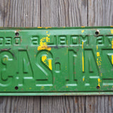 Ancienne plaque d'immatriculation americaine . Vintage USA