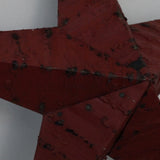 etoile de grange Amish zinc rouge modele moyen