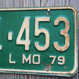 Ancienne plaque d'immatriculation americaine . Vintage USA