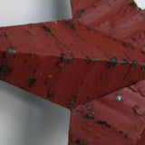 etoile de grange Amish zinc rouge modele moyen
