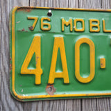 Ancienne plaque d'immatriculation americaine . Vintage USA