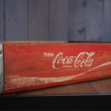 1 wooden crate brewery coffee USA Coca Cola red