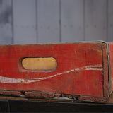 1 wooden crate brewery coffee USA Coca Cola red