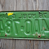 Ancienne plaque d'immatriculation americaine . Vintage USA