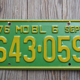 Ancienne plaque d'immatriculation americaine . Vintage USA