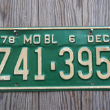 Ancienne plaque d'immatriculation americaine . Vintage USA