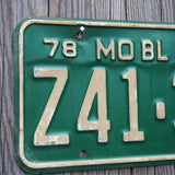 Ancienne plaque d'immatriculation americaine . Vintage USA
