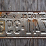 Ancienne plaque d'immatriculation americaine . Vintage USA