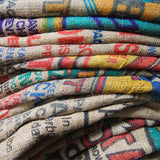 Ancien sac à pomme de terre americain, déco vintage USA