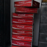 1 caisse bois brasserie café USA Coca Cola rouge