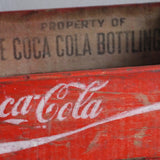 1 wooden crate brewery coffee USA Coca Cola red