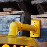 New York feu dont walk americain vintage USA jaune d'origine