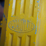 New York feu dont walk americain vintage USA jaune d'origine