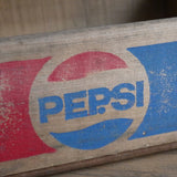 1 caisse bois brasserie café USA pepsi Cola
