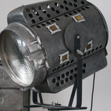 rare very large Cremer charcoal cinema projector with rack and pinion stand