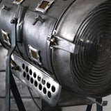 rare very large Cremer charcoal cinema projector with rack and pinion stand