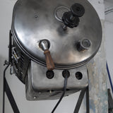 rare very large Cremer charcoal cinema projector with rack and pinion stand